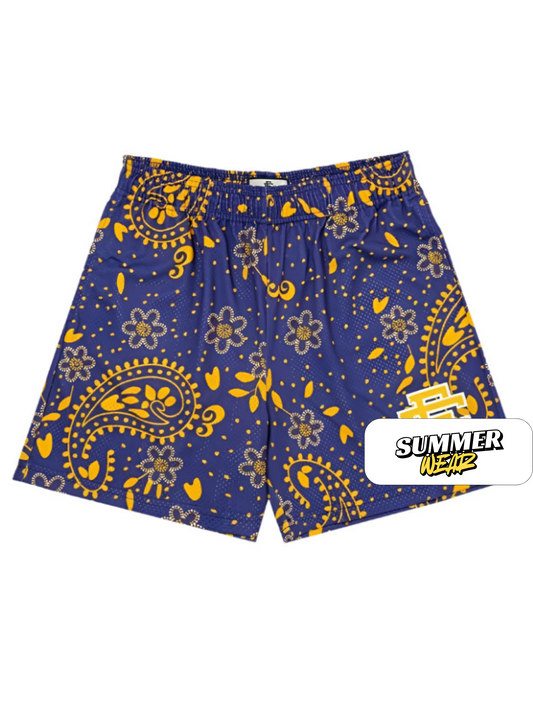 EE Basic Short Purple Paisley