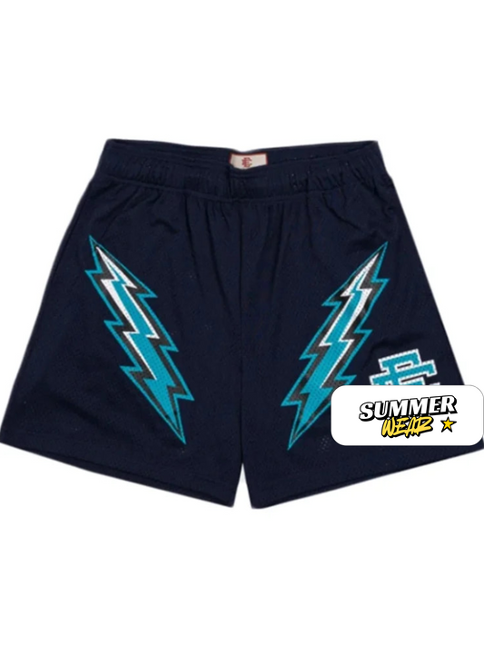 EE Shorts Navy Lightning